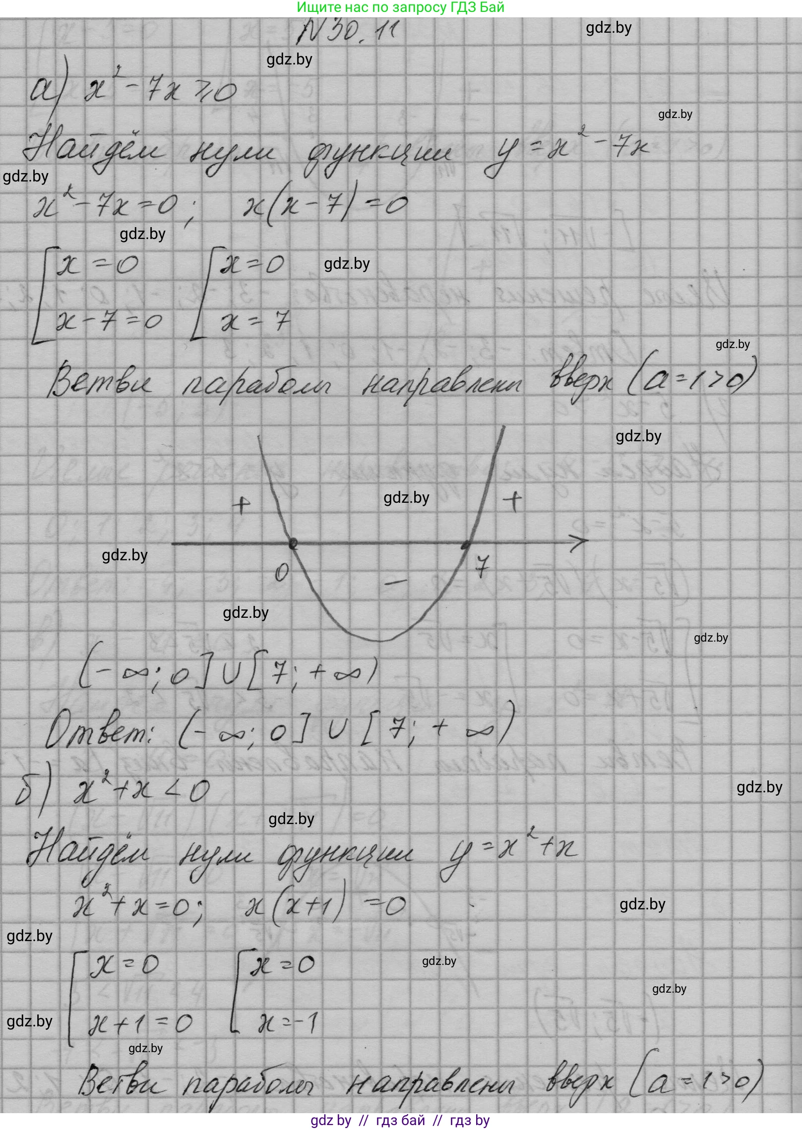 Алгебра, 7-9 класс Сборник задач, авторы: Арефьева Ирина Глебовна, Пирютко Ольга Николаевна, издательство Народная асвета, Минск, 2020, страница 142, номер 30.11, Решение