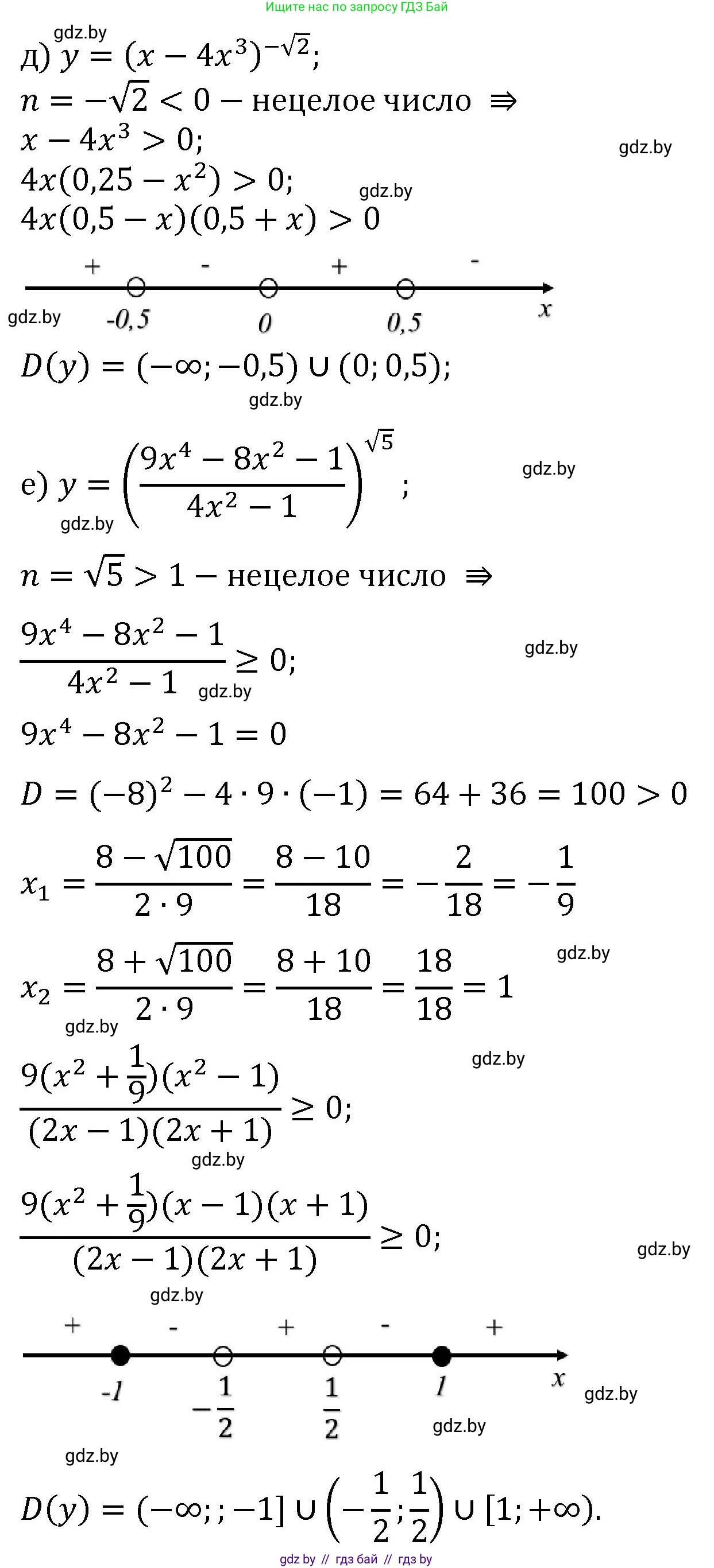 Алгебра, 11 класс Сборник задач, авторы: Арефьева Ирина Глебовна, Пирютко Ольга Николаевна, издательство Народная асвета, Минск, 2020, белого цвета, страница 11, номер 3, Решение (продолжение 2)