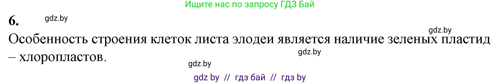 Биология, 6 класс Тетрадь для лабораторных и практических работ, авторы: Лисов Николай Дмитриевич, Борщевская Елена Валерьевна, издательство Аверсэв, Минск, 2023, салатового цвета, страница 23, номер 6, Решение