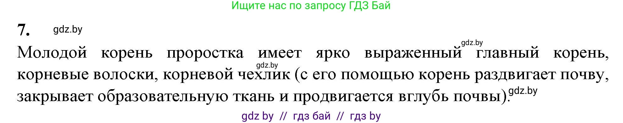 Биология, 7 класс Тетрадь для лабораторных и практических работ, автор: Лисов Николай Дмитриевич, издательство Аверсэв, Минск, 2022, зелёного цвета, страница 30, номер 7, Решение
