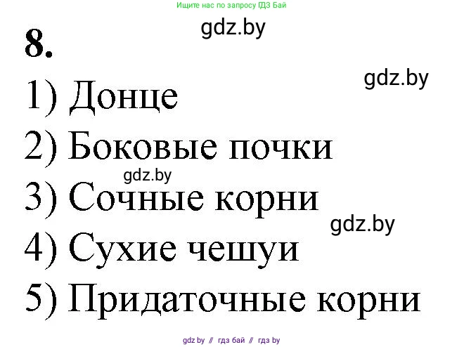 Биология, 7 класс Тетрадь для лабораторных и практических работ, автор: Лисов Николай Дмитриевич, издательство Аверсэв, Минск, 2022, зелёного цвета, страница 41, номер 8, Решение