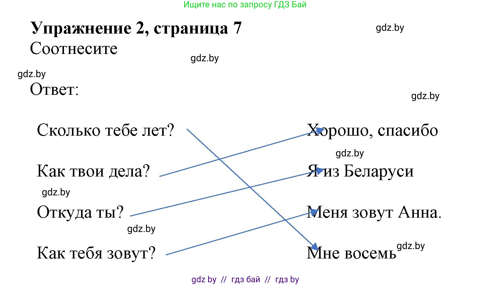 Английский язык (english), 4 класс практикум (activity book ), авторы: Лапицкая Людмила Михайловна (Lapitskaya Ludmila), Седунова Наталья Михайловна (Sedunova Natalia), издательство Аверсэв, Минск, 2025, Часть 1, страница 6, номер 2, Решение