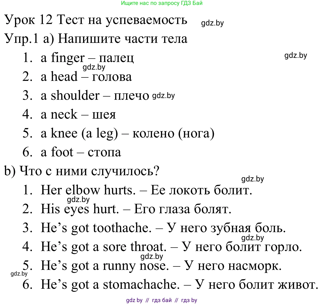 Английский язык (english), 5 класс практикум (activity book ), авторы: Демченко Наталья Валентиновна, Севрюкова Татьяна Юрьевна, Наумова Елена Георгиевна, Лапицкая Людмила Михайловна (Lapitskaya Ludmila), Юхнель Наталья Валентиновна, издательство Аверсэв, Минск, 2019, зелёного цвета, Часть 2, страница 13, номер 1, Решение 2