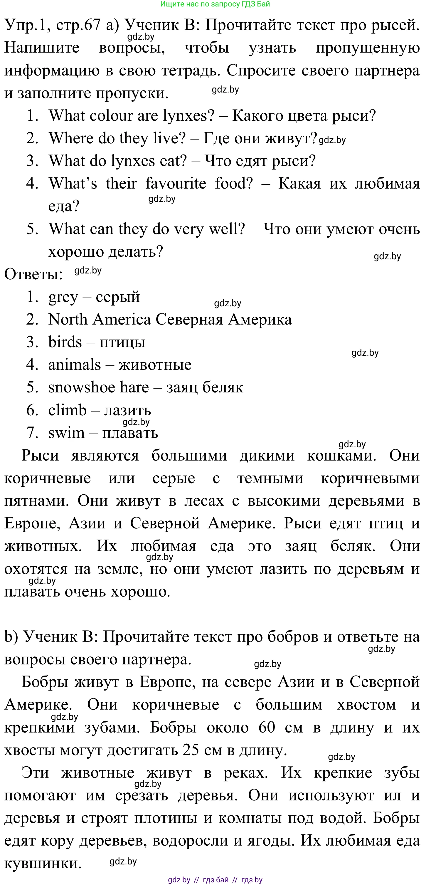 Английский язык (english), 5 класс практикум (activity book ), авторы: Демченко Наталья Валентиновна, Севрюкова Татьяна Юрьевна, Наумова Елена Георгиевна, Лапицкая Людмила Михайловна (Lapitskaya Ludmila), Юхнель Наталья Валентиновна, издательство Аверсэв, Минск, 2019, зелёного цвета, Часть 2, страница 67, Решение 2 (продолжение 2)