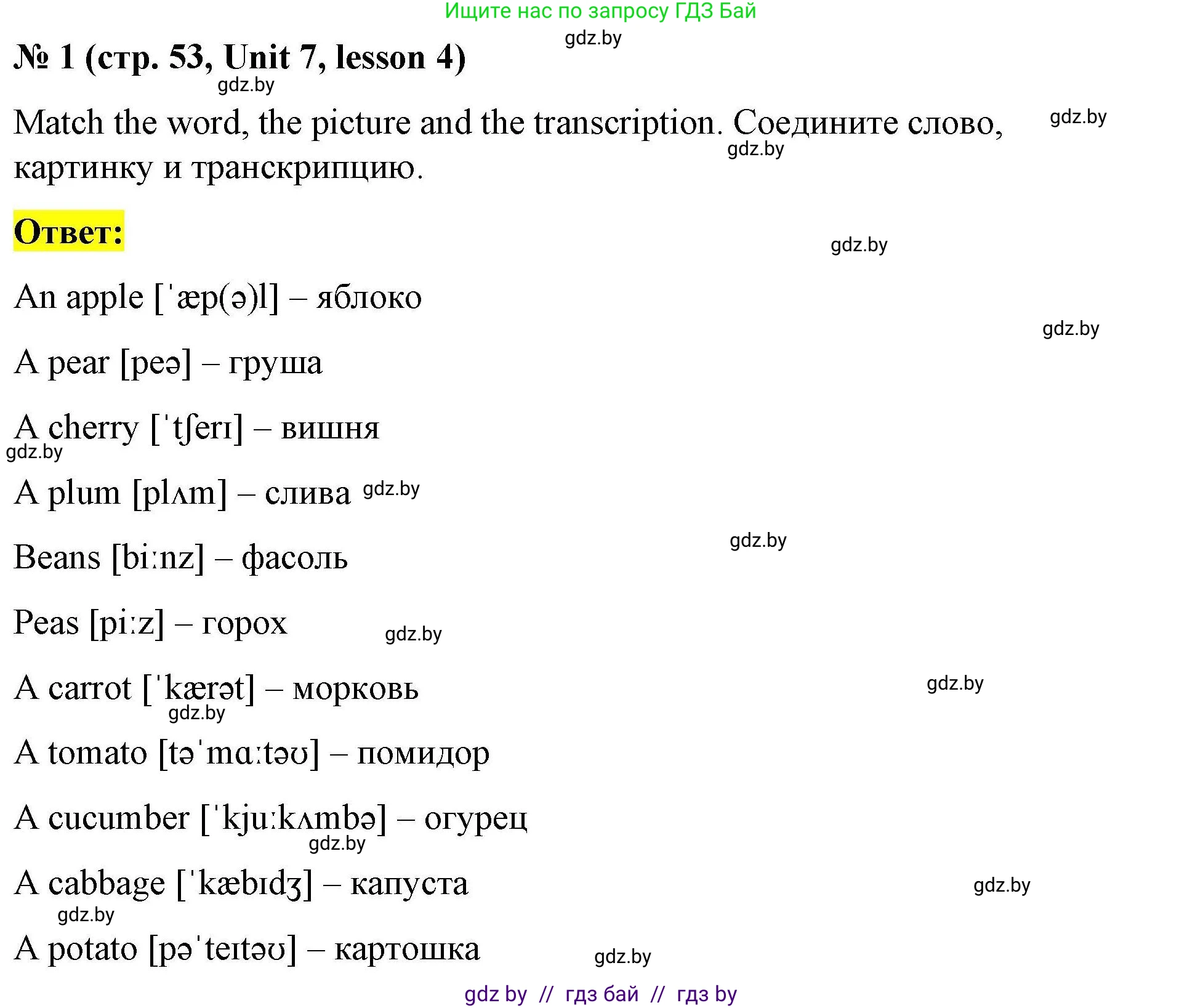 Английский язык (english), 5 класс Рабочая тетрадь (workbook), авторы: Лапицкая Людмила Михайловна (Lapitskaya Ludmila), Калишевич Алла Ивановна, Севрюкова Татьяна Юрьевна, Седунова Наталья Михайловна (Sedunova Natalia), издательство Аверсэв, Минск, 2020, оранжевого цвета, Часть 2, страница 53, номер 1, Решение
