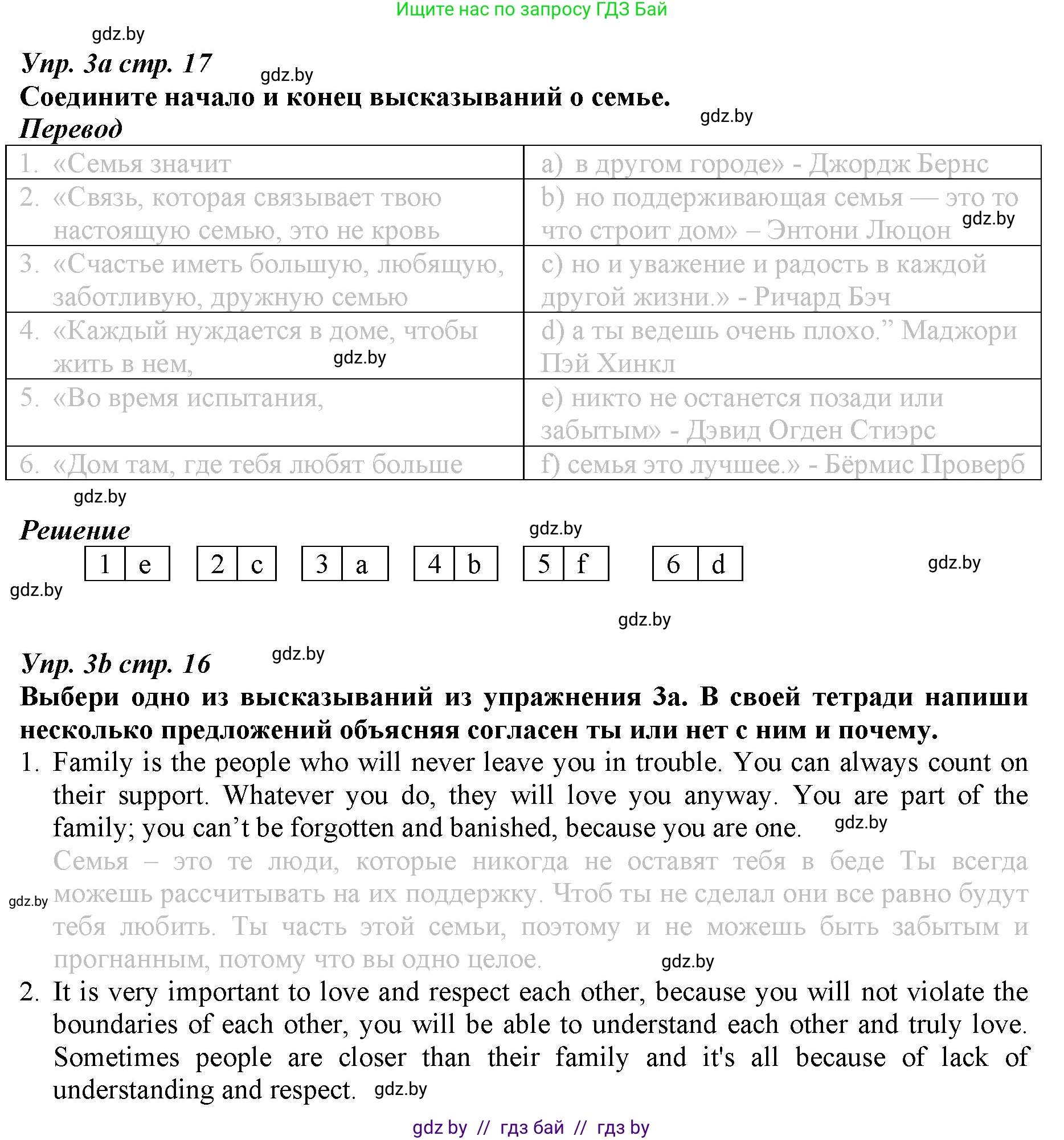 Английский язык (english), 9 класс Рабочая тетрадь (workbook), авторы: Демченко Наталья Валентиновна, Юхнель Наталья Валентиновна, Малиновская Елена Александровна, Романчук Вероника Романовна, Бушуева Эдите Владиславовна, Наумова Елена Георгиевна, Яковчиц Т Н, издательство Аверсэв, Минск, 2022, зелёного цвета, Часть ( Part) 1, страница 17, номер 3, Решение