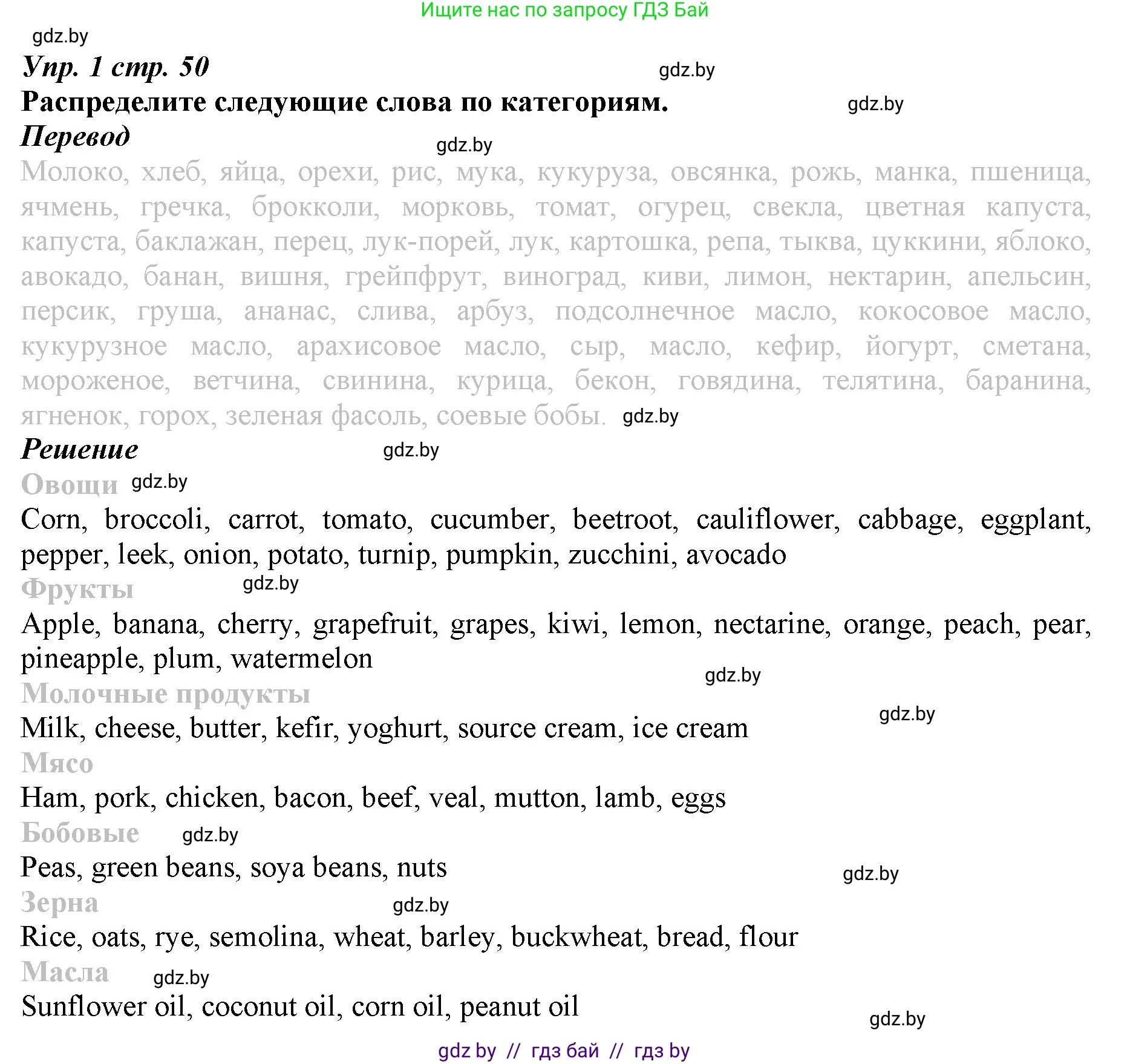 Английский язык (english), 9 класс Рабочая тетрадь (workbook), авторы: Демченко Наталья Валентиновна, Юхнель Наталья Валентиновна, Малиновская Елена Александровна, Романчук Вероника Романовна, Бушуева Эдите Владиславовна, Наумова Елена Георгиевна, Яковчиц Т Н, издательство Аверсэв, Минск, 2022, зелёного цвета, Часть ( Part) 1, страница 50, номер 1, Решение