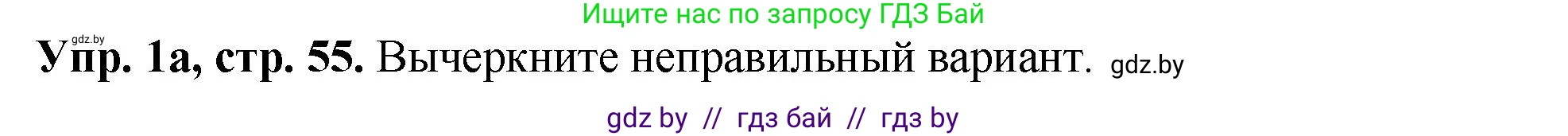 Английский язык (english), 10 класс рабочая тетрадь (activity book), авторы: Демченко Наталья Валентиновна, Бушуева Эдите Владиславовна, Юхнель Наталья Валентиновна, Севрюкова Татьяна Юрьевна, Лапицкая Людмила Михайловна (Lapitskaya Ludmila), издательство Аверсэв, Минск, 2022, голубого цвета, Часть ( Part) 1, страница 55, номер 1, Решение